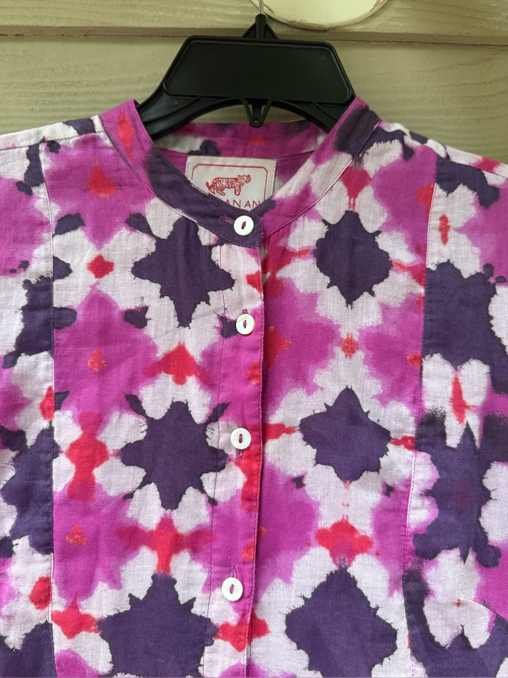 Banjanan Long Sleeve Floral Print Maxi Dress in Pink & Purple - Picture 2 of 12